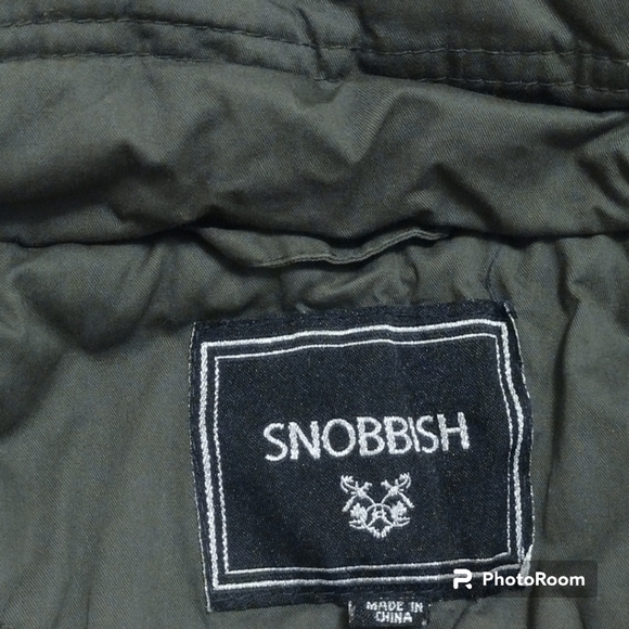 Snobbish Anorak Hooded Faux Fur Lined Vest - Picture 6 of 8